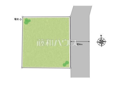 全体区画図　【所沢市大字荒幡】