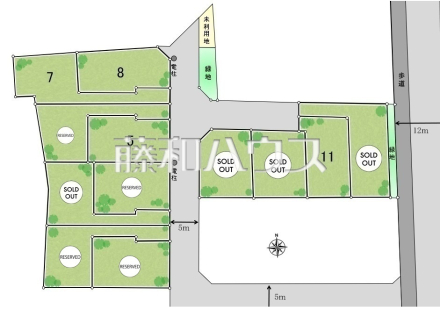 区画図【東久留米市下里２丁目】 平日のご案内も可能です。まずはお気軽にお問合せ下さいませ。