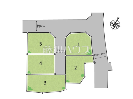全体区画図　【多摩市連光寺２丁目】住まいの事なら地元で豊富な実績を誇る、地域密着の藤和ハウスへお任せ下さい！