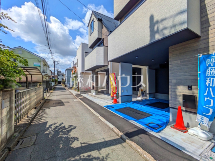 接道状況および現場風景　【立川市錦町２丁目】／撮影日2026/04/28