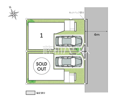 全体区画図　【立川市錦町２丁目】