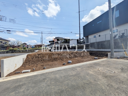 2号地　現地写真　【多摩市連光寺２丁目】約36.29坪のゆとりある敷地ですので、広いお庭も確保できそうですね。／撮影日2026/04/06