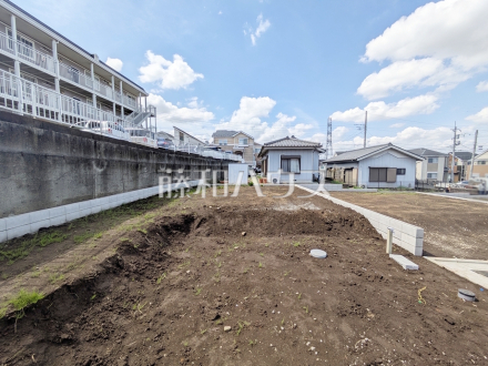 3号地　現地写真　【多摩市連光寺２丁目】 平日のご案内も可能です。まずはお気軽にお問合せ下さいませ。 ／撮影日2026/04/06