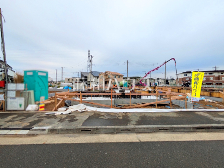 ≪現地外観≫　府中市日新町4丁目に全7棟の新しい街並みが誕生します！【府中市日新町４丁目】／撮影日2025/10/24