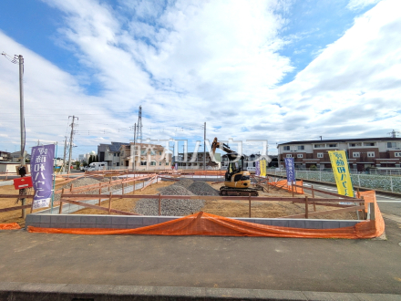 ≪現地外観≫　府中市日新町4丁目に全7棟の新しい街並みが誕生します！【府中市日新町４丁目】／撮影日2025/10/10