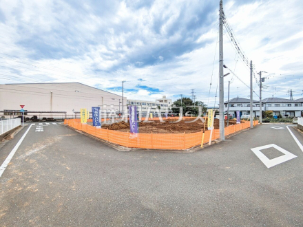 接道状況および現場風景　【府中市日新町４丁目】／撮影日2025/09/14