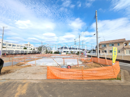 ≪3号地　外観≫ここに住む方を想像して、着々と建築しております！　【府中市日新町４丁目】／撮影日2025/10/10