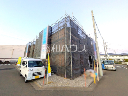 ≪3号棟　外観≫府中市日新町4丁目に全7棟の新しい街並みが誕生します！【府中市日新町４丁目】／撮影日2025/11/28