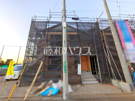 ≪3号棟　外観≫主寝室は南面に面した7.5帖の陽だまりスペースでご用意♪【府中市日新町４丁目】／撮影日2025/11/28