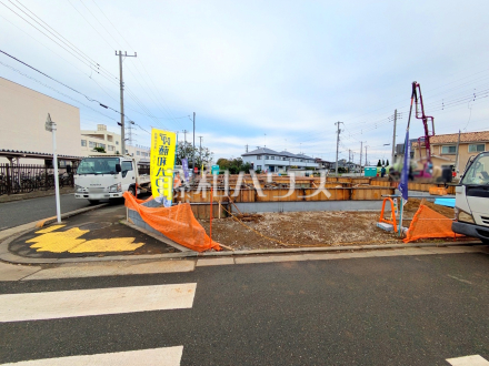 ≪4号棟　外観≫まだまだ建築中ですが、ぜひ現地をご覧になりませんか？基礎・上棟の状態は建築中にしかご覧になれません！ 　【府中市日新町４丁目】／撮影日2025/10/24