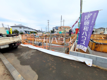 ≪5号棟　外観≫ご家族のコミュニケーションが広がるリビングイン階段のプラン♪【府中市日新町４丁目】／撮影日2025/10/24