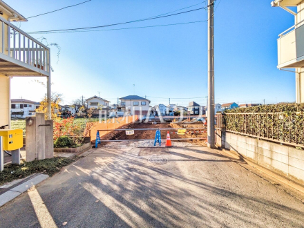 接道状況および現場風景　【国分寺市北町４丁目】／撮影日2025/12/11