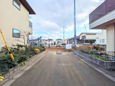 接道状況および現場風景　【国分寺市西町３丁目】／撮影日2026/01/24
