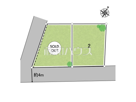 全体区画図　見学はしたいけど、なかなか時間が取れない・・・そんな方に出勤前や仕事終わりにマイホームを見学できるサポートをいたします。【日野市大字日野】