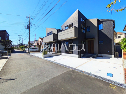 接道状況および現場風景　【日野市大字日野】／撮影日2025/10/17