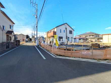 ≪接道状況≫建物のプレゼンをさせていただきますので、実際の完成イメージを思い描いていただくことができます。お気軽にお問合せ下さい。　【府中市多磨町２丁目】／撮影日2025/12/26