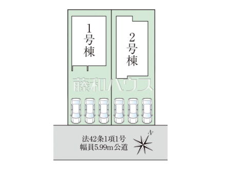 全体区画図　【春日井市高森台７丁目】