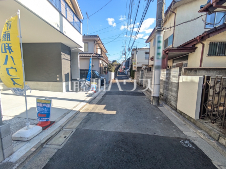 接道状況および現場風景　【練馬区東大泉７丁目】／撮影日2026/01/30