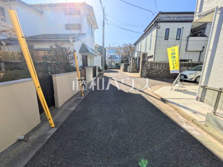 接道状況および現場風景　【練馬区大泉学園町３丁目】／撮影日2026/01/31