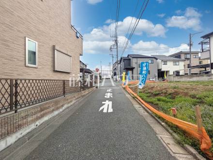 接道状況および現場風景　【練馬区大泉学園町５丁目】／撮影日2026/04/06