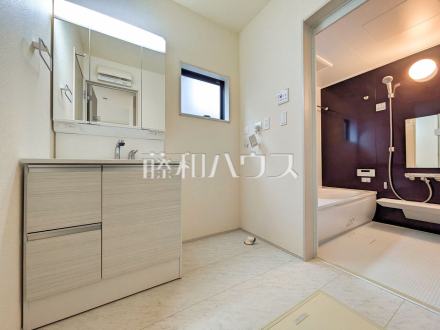 洗面室　洗濯機を置くスペース【東久留米市中央町３丁目】／撮影日2026/03/03