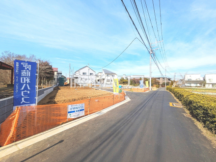 接道状況および現場風景　【調布市深大寺北町５丁目】／撮影日2026/02/05