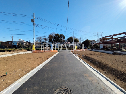 ≪現地風景≫建物参考プランをご用意しておりますので、是非お役立て下さい　【調布市深大寺北町５丁目】／撮影日2026/01/10