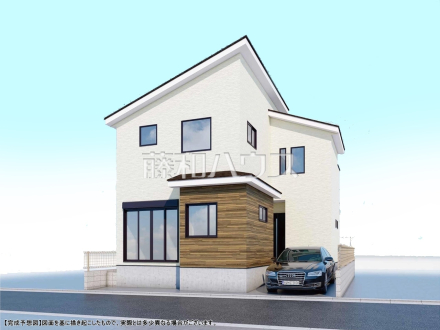 所沢駅徒歩12分の静かな邸宅地。高い省エネ性能で描く居住性！
完成予想図（外観）　【所沢市大字北秋津】