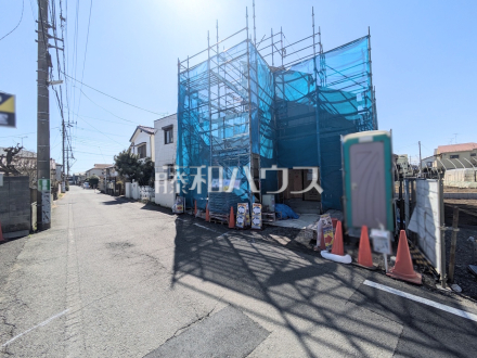 接道状況および現場風景　【東村山市秋津町２丁目】／撮影日2026/03/12