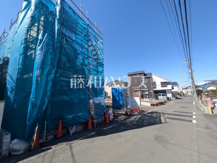 接道状況および現場風景　【東村山市秋津町２丁目】／撮影日2026/03/12