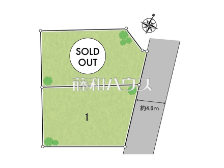 全体区画図　【東村山市秋津町２丁目】