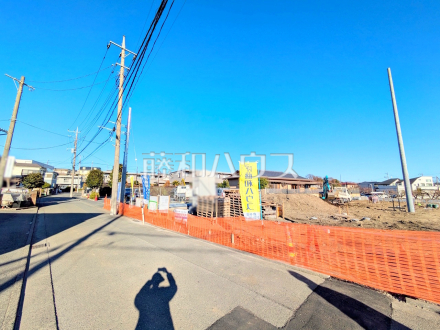 ≪現地外観≫JR南武線「西府」駅 徒歩9分！全5区画の建築条件なし土地分譲をご紹介♪　【府中市分梅町３丁目】／撮影日2026/01/09