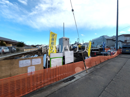 ≪現地外観≫JR南武線「西府」駅 徒歩9分！全5区画の建築条件なし土地分譲をご紹介♪　【府中市分梅町３丁目】／撮影日2025/12/26