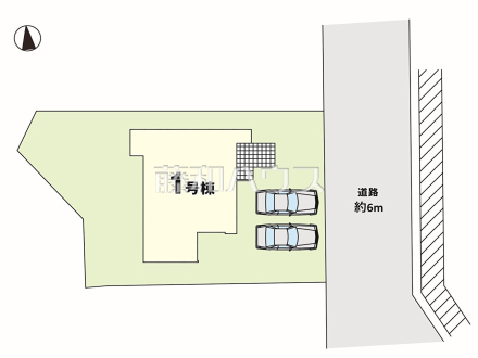 全体区画図　【八王子市打越町】／撮影日2025/10/20