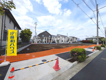 5号地　接道状況および現場風景　【府中市住吉町４丁目】／撮影日2026/04/25