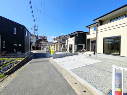 接道状況および現場風景　【福岡市早良区重留２丁目】／撮影日2026/02/22