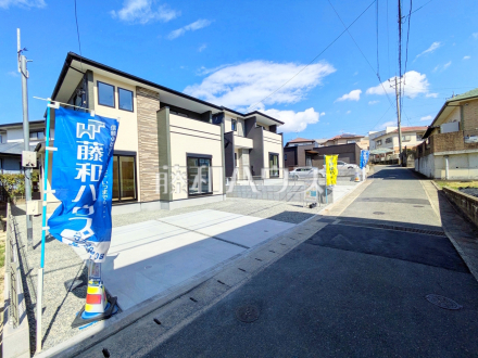 接道状況および現場風景　【福岡市早良区重留２丁目】／撮影日2026/02/22