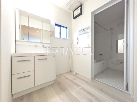 2号棟　洗面室　【福岡市早良区重留２丁目】／撮影日2026/02/12