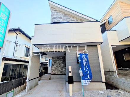≪2号棟　外観≫モダンスタイリッシュな外観は永年お住まいになっても飽きの来ないシンプルな印象を与えてくれます。【府中市分梅町１丁目】／撮影日2026/03/17
