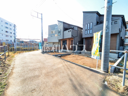 接道状況および現場風景　【八王子市緑町】／撮影日2026/03/21