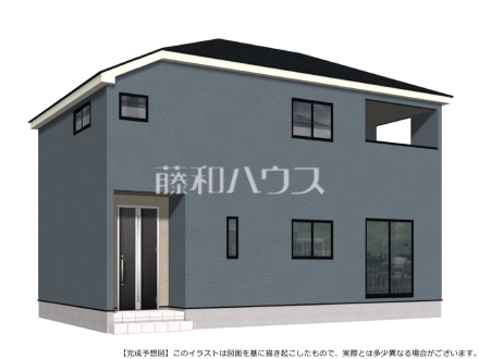 1号棟　完成予想図（外観）　【春日井市岩成台９丁目】