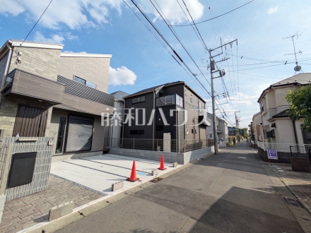 接道状況および現場風景　【日野市大字石田】／撮影日2026/04/25