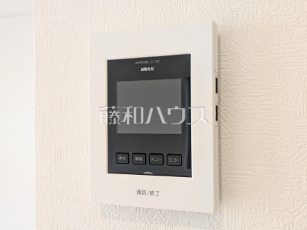 4号棟　TVモニター付インターフォン　【朝霞市宮戸３丁目】　防犯に役立つTVモニター付インターフォン
／撮影日2026/02/12