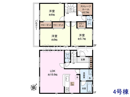 4号棟　間取図　【朝霞市宮戸３丁目】／撮影日2025/11/17