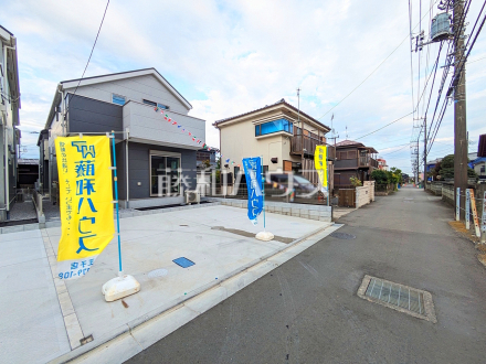 接道状況および現場風景　【八王子市大楽寺町】／撮影日2026/08/21