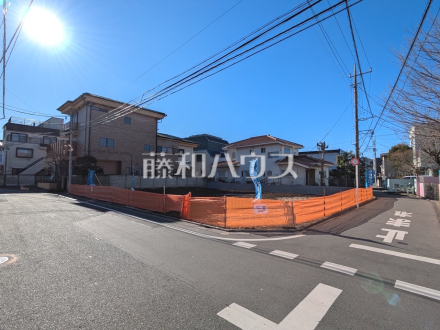 接道状況および現場風景　【三鷹市牟礼６丁目】／撮影日2026/01/09