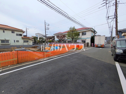 接道状況および現場風景　【三鷹市牟礼６丁目】／撮影日2026/04/09