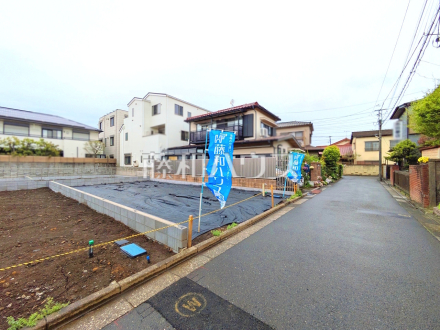 接道状況および現場風景　【三鷹市牟礼６丁目】／撮影日2026/04/10
