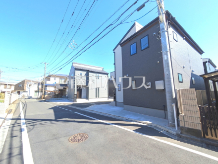 接道状況および現場風景　【東村山市久米川町３丁目】／撮影日2026/02/19