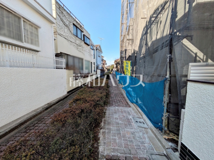 接道状況および現場風景　【杉並区天沼２丁目】／撮影日2026/01/08